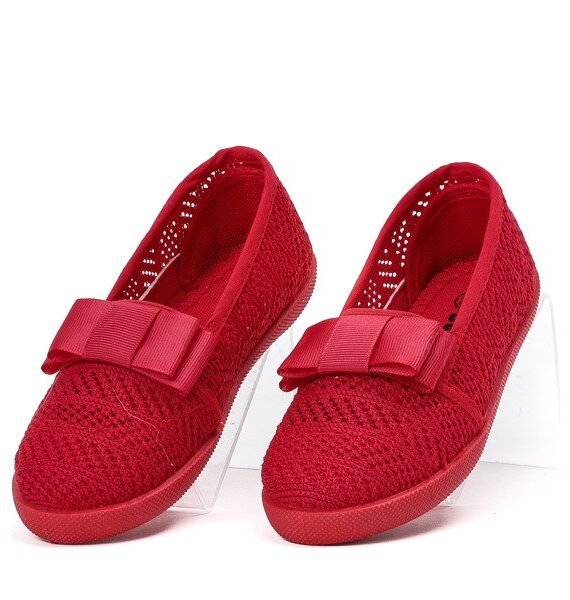 Slip-on-sneakers för flickor med rosett
